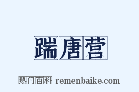 踹唐营是什么意思的图片